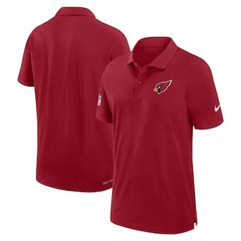 Men's Nike Cardinal Arizona Cardinals 2024/25 Sideline Performance Polo