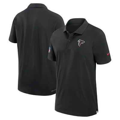 Men's Nike Black Atlanta Falcons 2024 Sideline Performance Polo