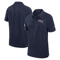 Men's Nike Navy New England Patriots 2024/25 Sideline Performance Polo