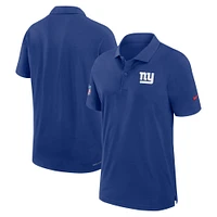 Men's Nike Royal New York Giants 2024/25 Sideline Performance Polo