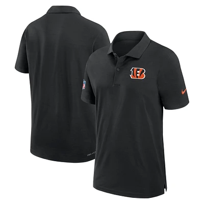 Men's Nike Black Cincinnati Bengals 2024 Sideline Performance Polo