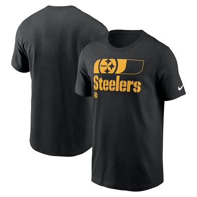 Men's Nike Black Pittsburgh Steelers Air Essential T-Shirt