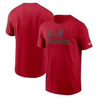 Men's Nike Red Tampa Bay Buccaneers Air Essential T-Shirt