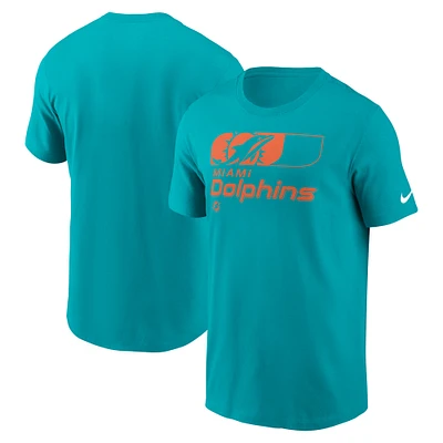 Men's Nike Aqua Miami Dolphins Air Essential T-Shirt