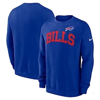 Men's Nike Royal Buffalo Bills Club Pullover Sweatshirt