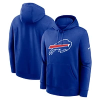 Men's Nike Royal Buffalo Bills Club Logo Pullover Hoodie