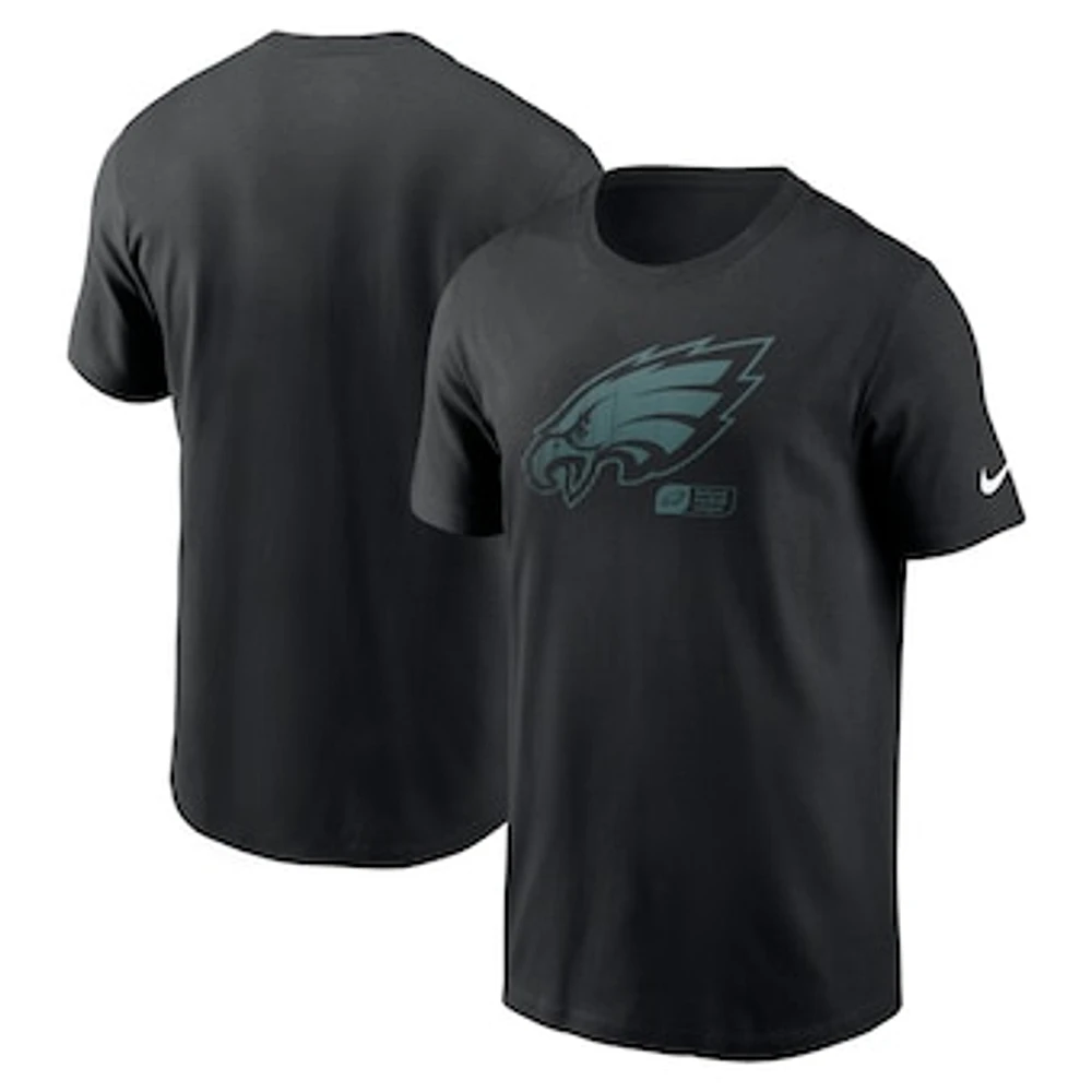 Men's Nike Black Philadelphia Eagles Faded Essential T-Shirt