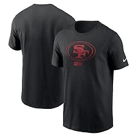 Men's Nike Black San Francisco 49ers Faded Essential T-Shirt