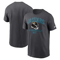 Men's Nike Anthracite Jacksonville Jaguars Helmet Essential T-Shirt