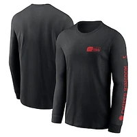 Men's Nike Black Kansas City Chiefs All Out Long Sleeve T-Shirt