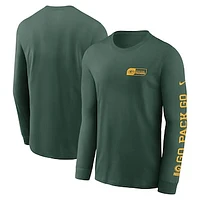 Men's Nike Green Bay Packers All Out Long Sleeve T-Shirt