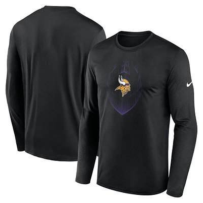 Men's Nike Minnesota Vikings Legend Icon Long Sleeve T-Shirt