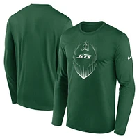 Men's Nike New York Jets Icon Legend Performance Long Sleeve T-Shirt