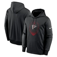 Men's Nike Black Atlanta Falcons Icon Performance Pullover Hoodie