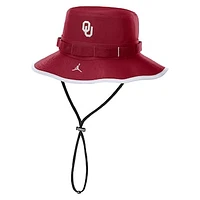 Men's Jordan Brand Crimson Oklahoma Sooners 2024/25 On-Field Apex Performance Boonie Bucket Hat