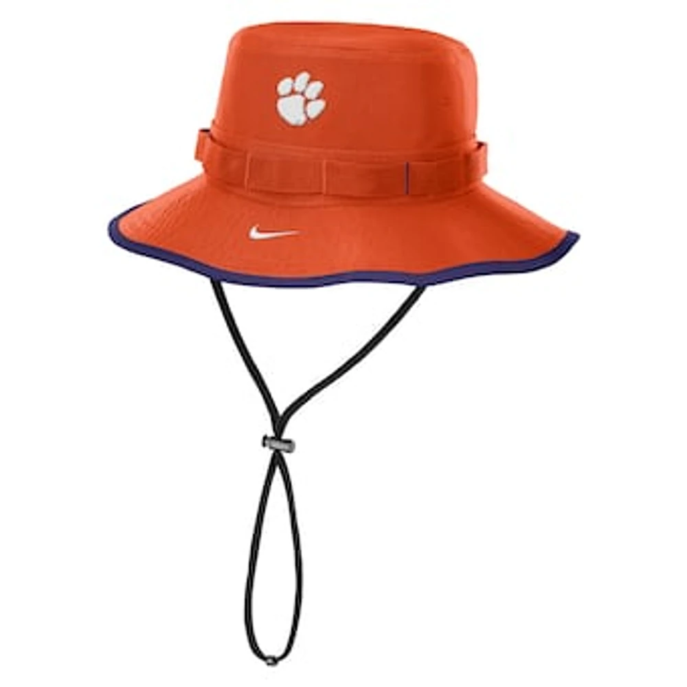 Men's Nike Orange Clemson Tigers 2024/25 On-Field Apex Performance Boonie Bucket Hat