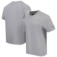 Men's Pro Standard Gray Michigan Wolverines Neutral T-Shirt