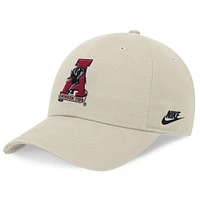 Men's Nike Stone Alabama Crimson Tide Legacy Club Swoosh Performance Adjustable Hat