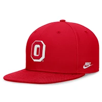 Men's Nike Scarlet Ohio State Buckeyes Legacy True Fitted Hat