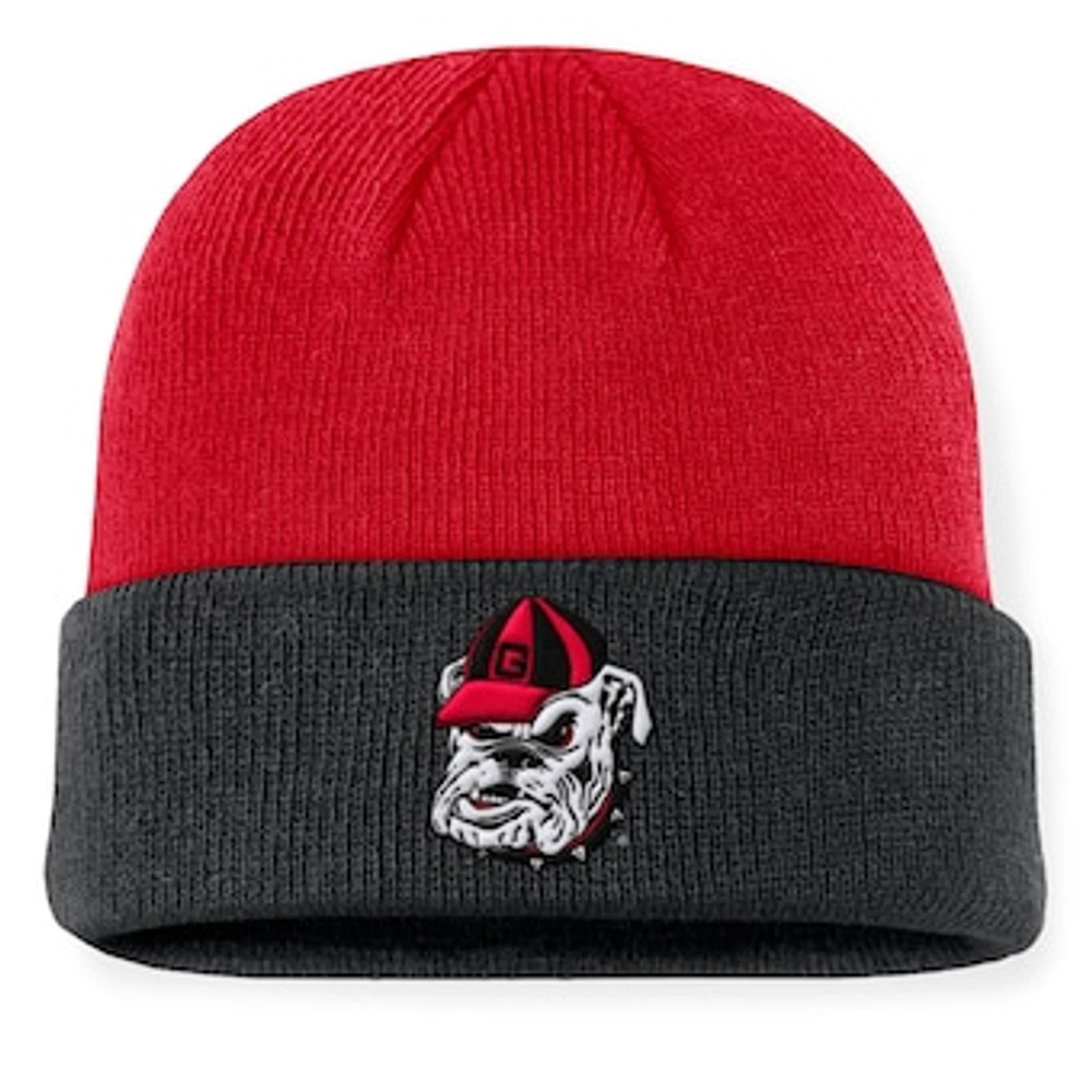 Men's Nike Red/Black Georgia Bulldogs Legacy Terra Cuffed Knit Hat