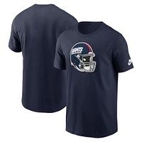 Men's Nike Navy New York Giants Rewind Logo Essential T-Shirt