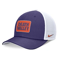 Men's Nike Purple/White Clemson Tigers Local Rise Trucker Adjustable Hat