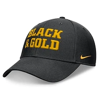 Men's Nike Black Iowa Hawkeyes Local Rise Adjustable Hat