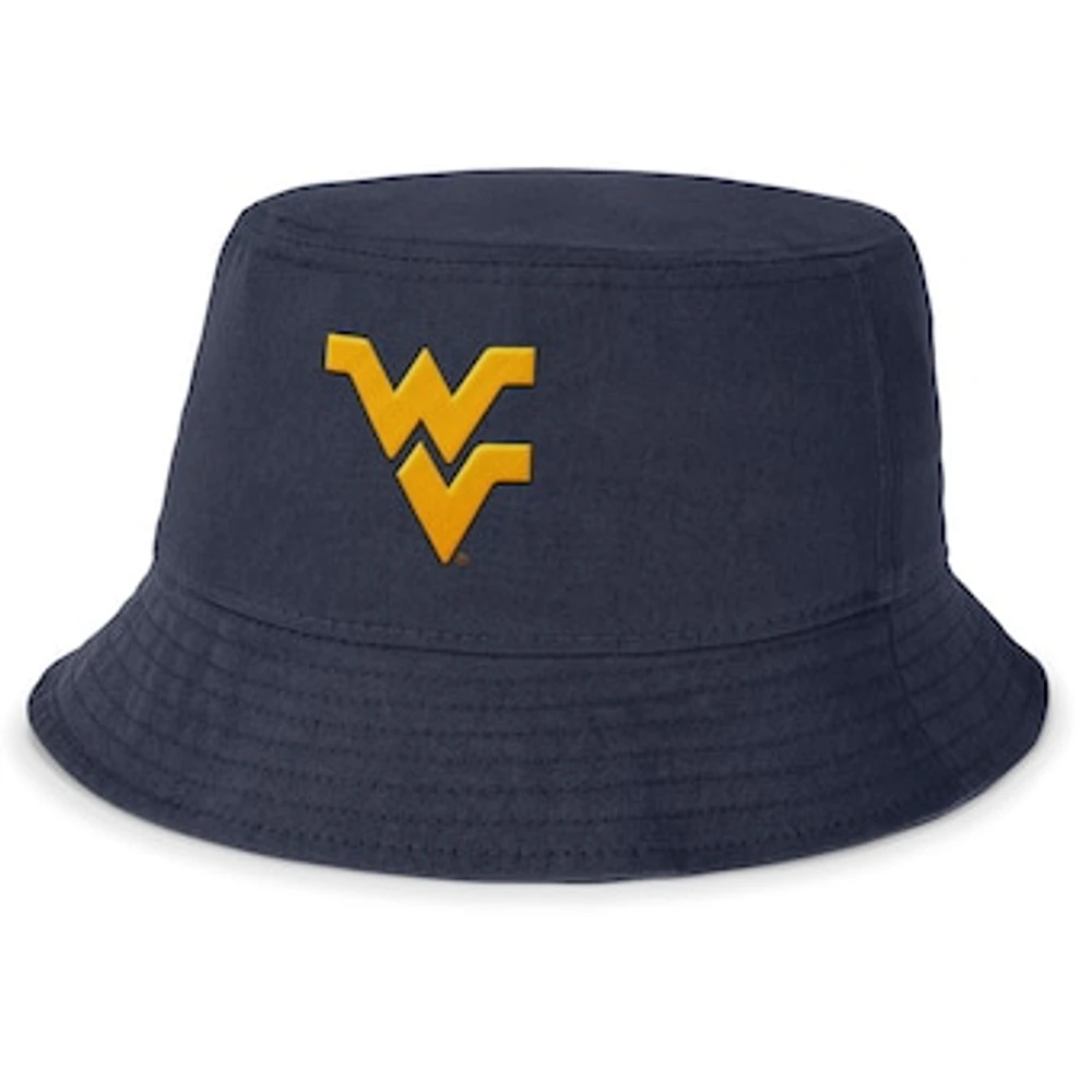 Men's Nike Navy West Virginia Mountaineers Local Apex Bucket Hat