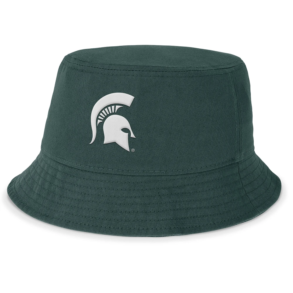 Men's Nike Green Michigan State Spartans Local Apex Bucket Hat