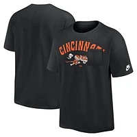 Men's Nike Black Cincinnati Bengals Rewind Heavy Max 90 Pocket T-Shirt