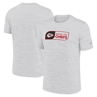 Men's Nike White Kansas City Chiefs Big & Tall Velocity Performance T-Shirt