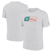 Men's Nike White Miami Dolphins Big & Tall Velocity Performance T-Shirt