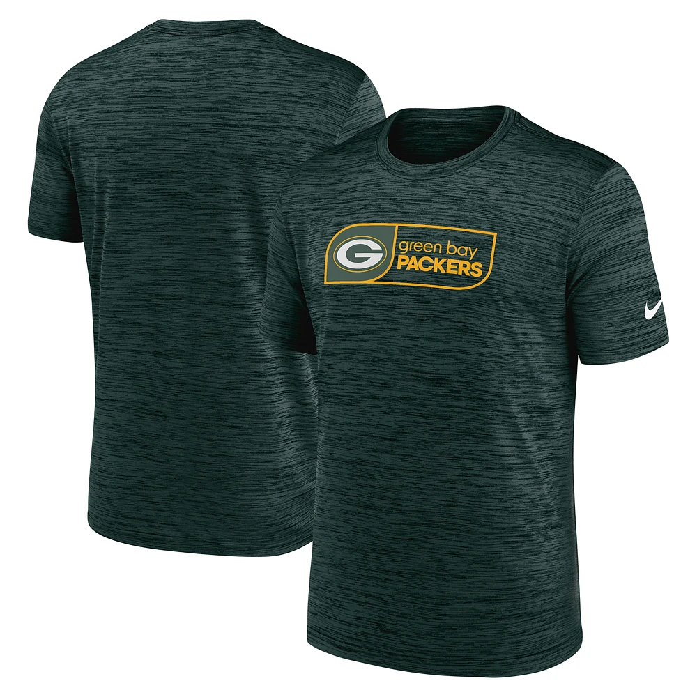 Men's Nike Green Green Bay Packers Big & Tall Velocity Performance T-Shirt