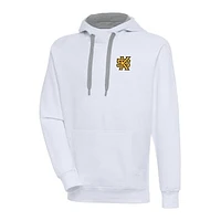Men's Antigua  White Kennesaw State Owls Victory Pullover Hoodie
