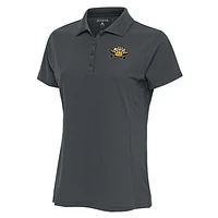 Women's Antigua  Charcoal Northern Kentucky University Norse Legacy Pique Desert Dry Polo