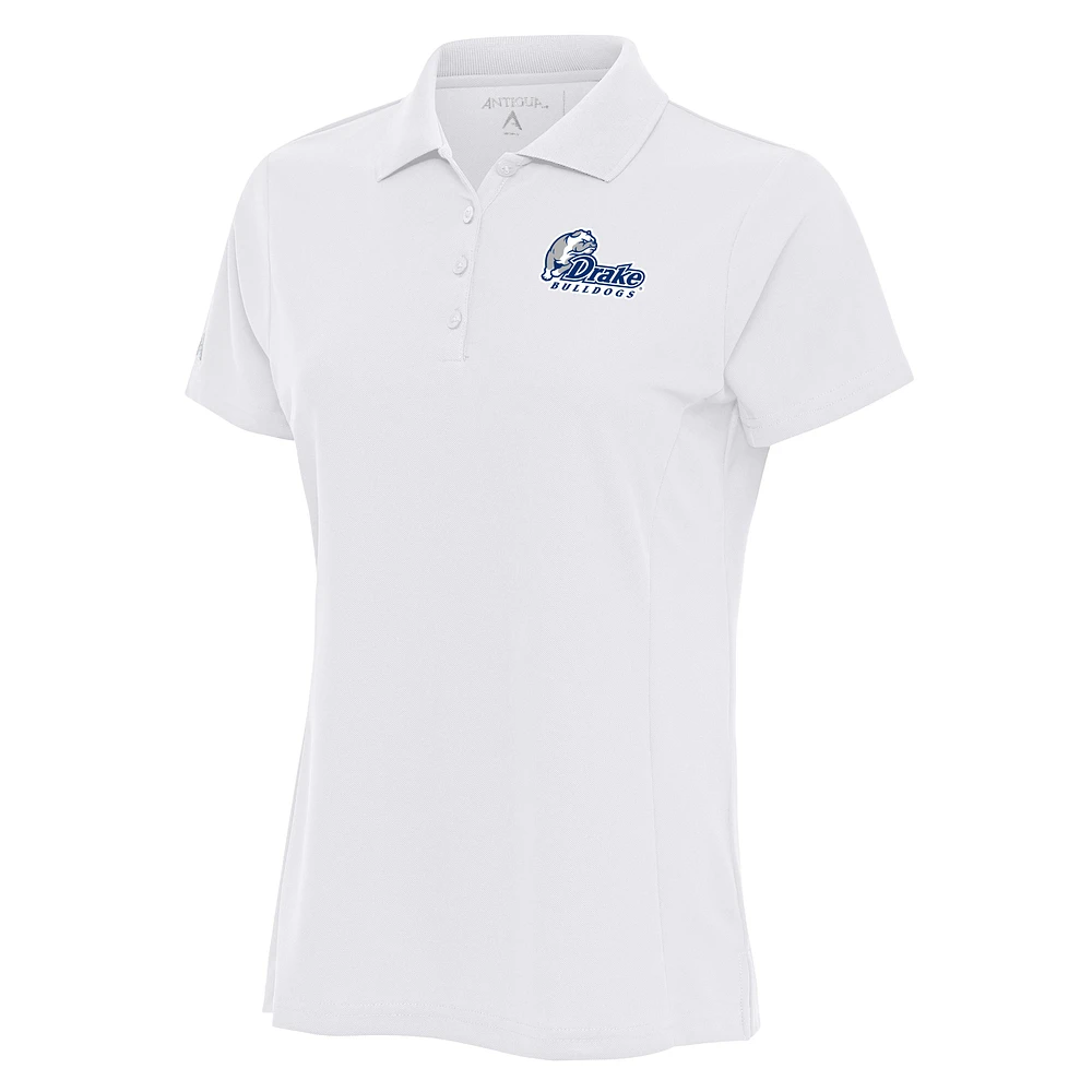 Women's Antigua Drake Bulldogs Legacy Pique Desert Dry Polo