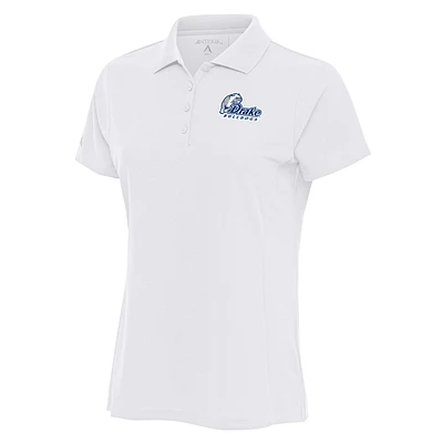 Women's Antigua Drake Bulldogs Legacy Pique Desert Dry Polo