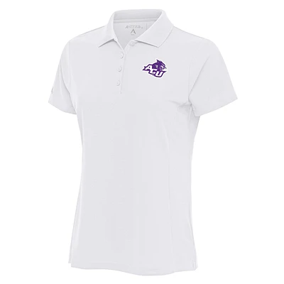 Women's Antigua  White Abilene Christian University Wildcats Legacy Pique Desert Dry Polo