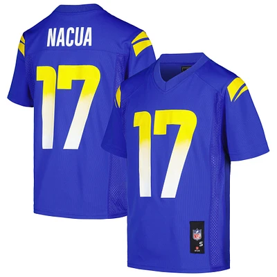 Youth Puka Nacua Royal Los Angeles Rams  Replica Player Jersey