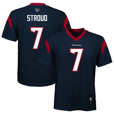 Youth C.J. Stroud Navy Houston Texans  Replica Player Jersey