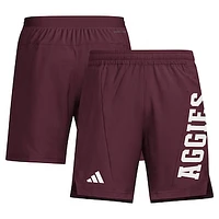 Men's adidas Maroon Texas A&M Aggies Designed for Training AEROREADY Shorts