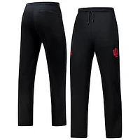 Men's adidas Black Indiana Hoosiers Open Hem AEROREADY Pants