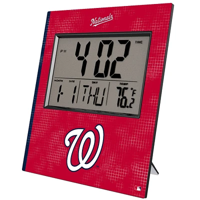Keyscaper Washington Nationals Digital Desk Clock