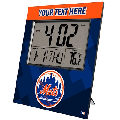 Keyscaper New York Mets Personalized Digital Desk Clock
