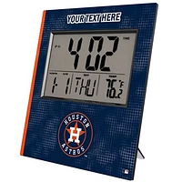Keyscaper Houston Astros Personalized Digital Desk Clock
