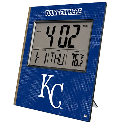 Keyscaper Kansas City Royals Personalized Digital Desk Clock