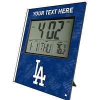 Keyscaper Los Angeles Dodgers Personalized Digital Desk Clock