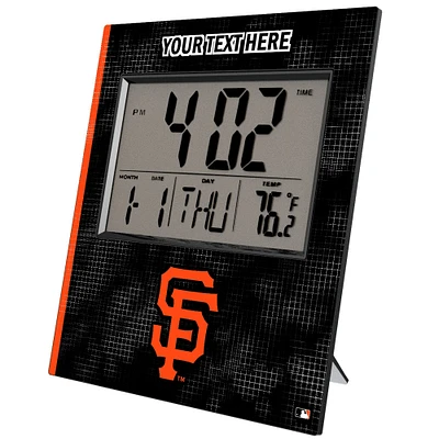 Keyscaper San Francisco Giants Personalized Digital Desk Clock