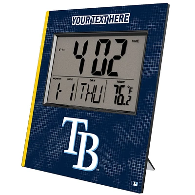 Keyscaper Tampa Bay Rays Personalized Digital Desk Clock