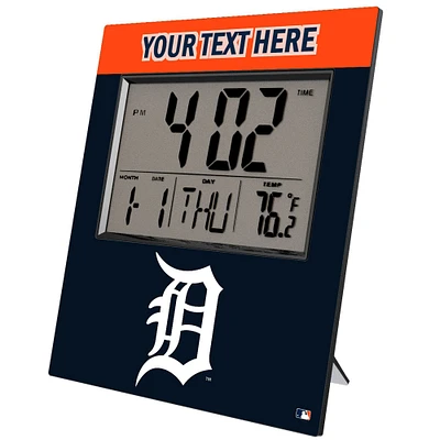 Keyscaper Detroit Tigers Personalized Digital Desk Clock